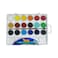 جوفي ألوان مائية مع فرشاة 19 قطعة - متعدد الألوان