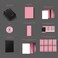 Blackpink 2nd Album Born Pink Box Set Random Version Kpop CD with Photobook Post Card Photocard Selfie Photocard and Sticker First Press Only includes Sticker and Poster