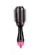 3-In-1 Multi Styling Hair Dryer Brush Black/Pink