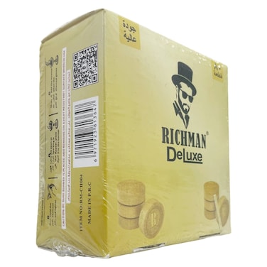 ريتشمان ديلوكس فحم سريع الاحتراق -ذهبي-