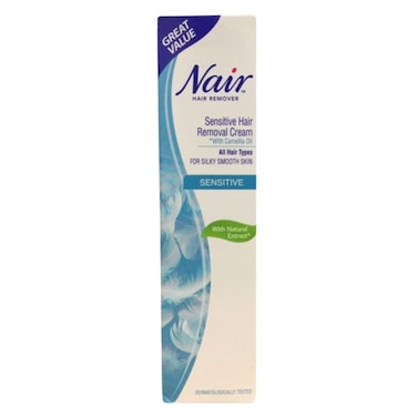 Nair Sensitive Leg And Body Hair Removal Cream 80ml