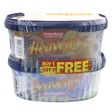 Lyons Maid French Vanilla &amp; Blueberry Chessecake Ice Cream 1L Value Pack