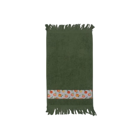 LC Peach Printed Kitchen Apron - 30&times;50 Cm