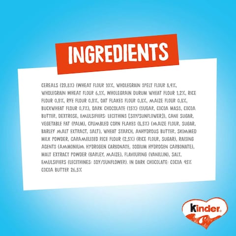 Kinder Chocolate with Cereals, Multi Pack, 9 Bars, 211.5g