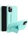 FOCUS Finger Grip Holder and standing cover with Car Magnetic Multi-function Shockproof Protective Case Cover For iphone 14 Pro Aqua Green