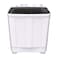 Tornado Half Automatic Washing Machine 12 Kg - White/Black - TWH-Z12DNE-W(BK)
