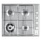 Ariston Stainless Steel Flat Gas Stove 4 Burners 60 Cm (Installation Not Included)