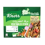 Buy Knorr Powder Bouillon Vegetable Stock 18g 24 cubes in UAE