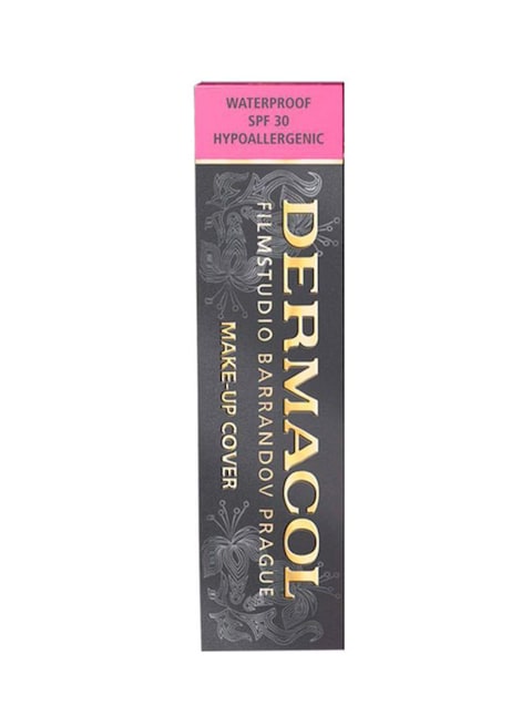 Dermacol High Coverage Waterproof Foundation Cream With Spf 30 Light Beige 210