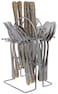 Bergner Cutlery Set With Stand Silver 25