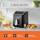 Geepas Digital 10-In-1 Convection Air Fryer With Vortex, 5L, GAF37527 - 2 Year Warranty (With LED Touchscreen, 60 Minutes Timer &amp; Non-Stick Basket, Oil Free Toaster Oven)