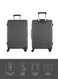 ParaJohn Parajohn 3-Piece Hard Side ABS Spinner Luggage Trolley Set 20/24/28 Inch