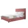 In House Las Palmas Velvet Bed Frame - Single - 200x100 cm - Light Pink
