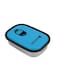 Royalford Stainless Steel Rectangle Food Container Blue/Silver 680ml