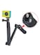 King Ma - Multifunctional Selfie Stick With Mini Tripod For Xiaomi and GoPro Camera Black