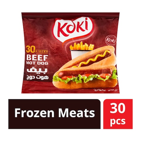 Koki Beef Hot Dog - 30 Pieces