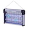 DOMEA Electric Insect Killer With Insulated Aluminium Panel, 2*10W UV Lamp, Hanging Chain,Fly Catcher for Home Restaurant &amp; Offices, Insect Collecting Tray, Easy To Clean