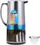 Royalford 1.3L Silver Vacuum Flask - Stainless Steel Keeping Hot/Cold Long Hour Heat/Cold Retention, Multi-Walled, Hot Water, Tea, Beverage, Ideal For Social Occasion &amp; Outings