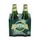 Perrier Natural Sparkling Mineral Water Glass Bottle 4x330ml