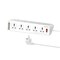 Promate Power Strip, Heavy-Duty Universal 10 Way Outlets Power Plug Extension with 20W USB-C Power Delivery Port, 18W QC 3.0 Port, 32W 4 USB Charging Ports and 3M Cord Length, PowerMatrix-3M EU Plug