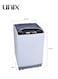 Unix Automatic Washing Machine, 11 Kg, Top Load, White, OMRTL, 11, A, Installation Not Included