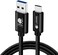 CAROSKI USB A to USB C 3.0 Cable with 6 months warranty 5Gbps USB C Cable with 1.2M Length Type C Cable Fast Charge Compatible with Galaxy S21 ultra S21+ S20 FE A12 A21s Note 20 Ultra - Huawei