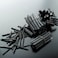 Specialist Crafts  Charcoal Sticks  Assorted  Pack of 70