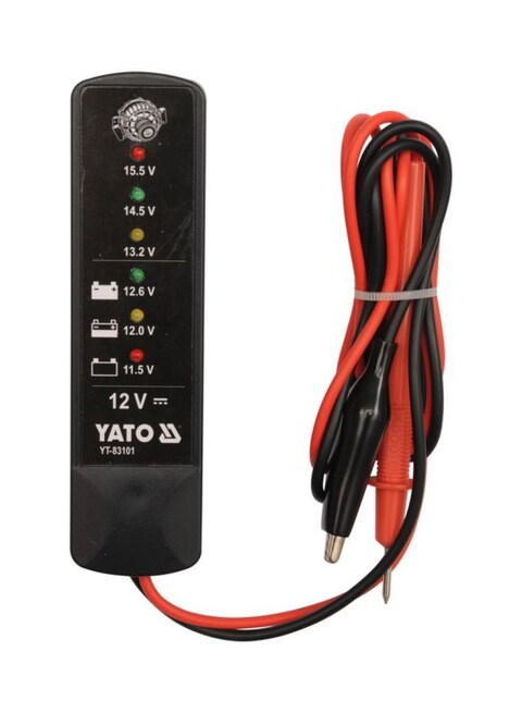 Digital Battery Tester Black/Red