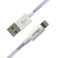 mpBLBERRI BLB-U337 Lightning USB Data Cable 1 Meter, White &amp; Purple