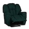 Penhaligon's Linen Rocking &amp; Rotating Recliner Chair - Dark Green