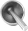 Royalford 10 cm Mortar And Pestle- RF11168 Stainless Steel Grinding Bowl For Grinding And Crushing Herbs Manual Grinder Pestle Set With Lid Stain-Resistant And Non-Skid Tool One-Piece