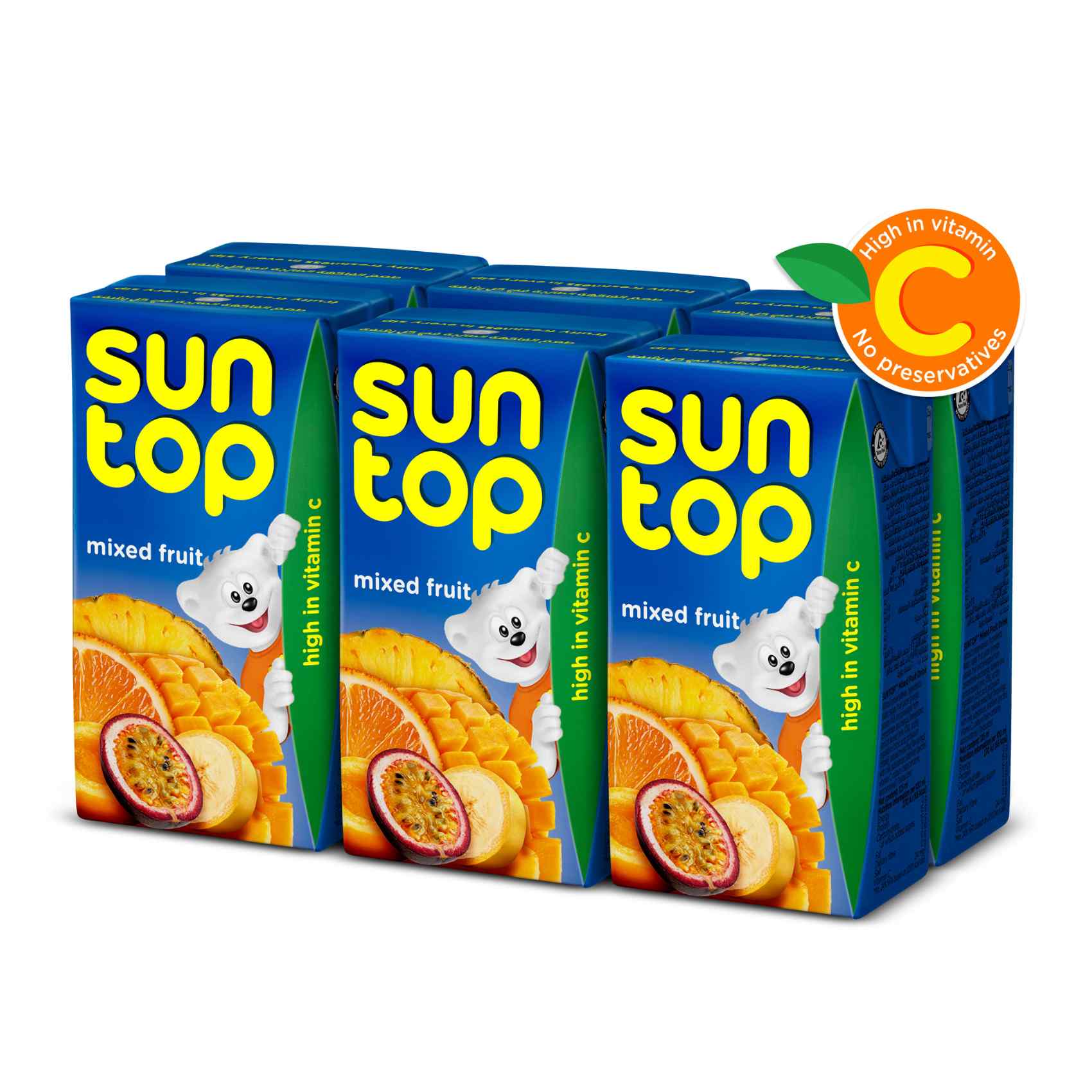 Suntop Mixed Fruit Juice 125ml Pack of 6