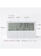 Generic Digital Alarm Clock LCD With Temperature Humidity