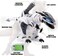 RC Dinosaur Robot Toy, Giant Dinosaur, Smart Programmable Interactive Walk Sing Dance for Kids Gift Present
