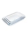 Generic 3-Piece Rectangle Shaped Glass Baking Dish Set Clear 1.6/2.2/ 3L