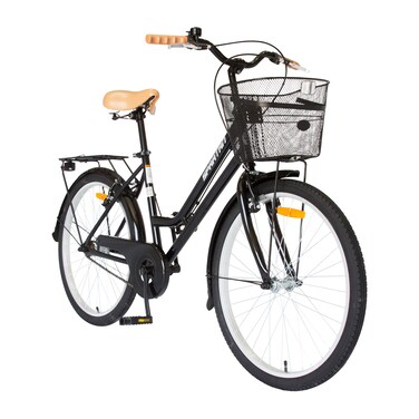 Spartan - 24&quot; Classic Bike Black (Unisex)