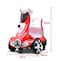 Pikkaboo Toddler Four-wheel Light and Bubbles Electric Scooter-Red