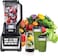 Nutri Ninja BL642 Personal and Countertop Blender with 1200-Watt Auto-iQ Base, 72-Ounce Pitcher, and 18, 24, and 32-Ounce Cups with Spout Lids