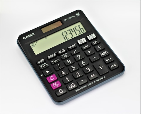 Casio MJ 120D Plus 12 Digits Check Calculator Online Carrefour UAE