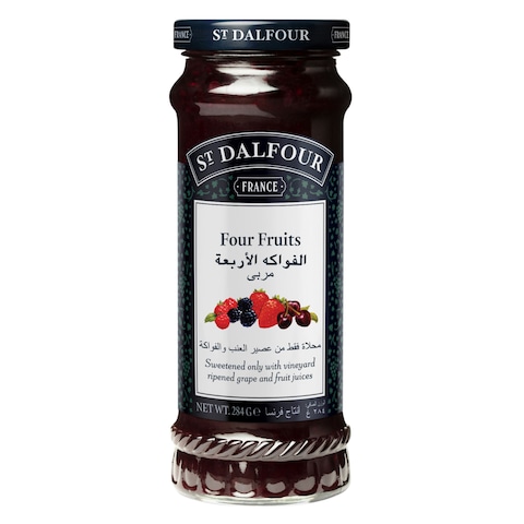 Buy St. Dalfour Four Fruits Jam 284g in Saudi Arabia