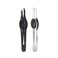 Wide Tip Tweezers Stainless Steel Non Slip Grip Slant 2 Pieces