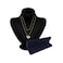 Aiwanto Necklace With Heart Pendant Two Layer Gold Neck Chain Necklace Beautiful Gift Womens Girls Necklace