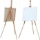 Generic Adjustable Artist Easel Stand Solid Beech Wood Portable Collapsible Telescopic Tripod Easel Painting Drawing Canvas Sketchbook