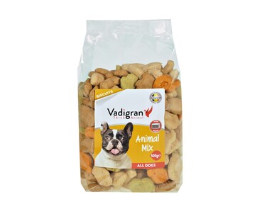 Vadigran Snack dog Biscuits Animal Mix 500g