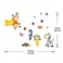 StickieArt - Playful Animals Wall Decal, Multi-Colour, 50 x 70 cm, STA-142
