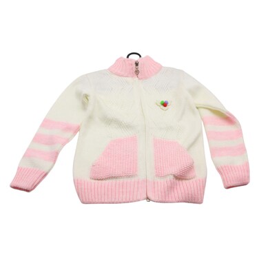 Children Sweaters Pink/Yellow