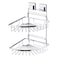 Home Pro 2-Tier Corner Rack Silver