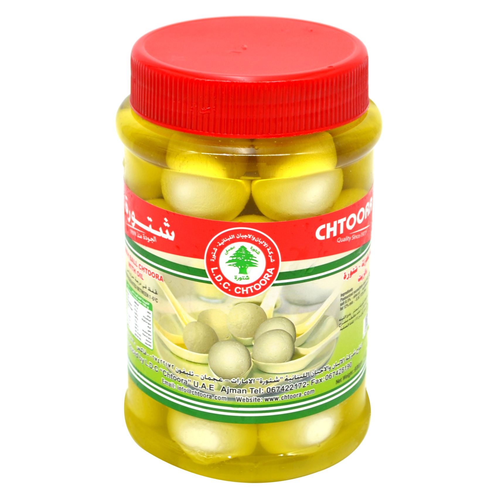 Lebanese Dairy Co. Chtoora Labneh Ball With Oil 600g