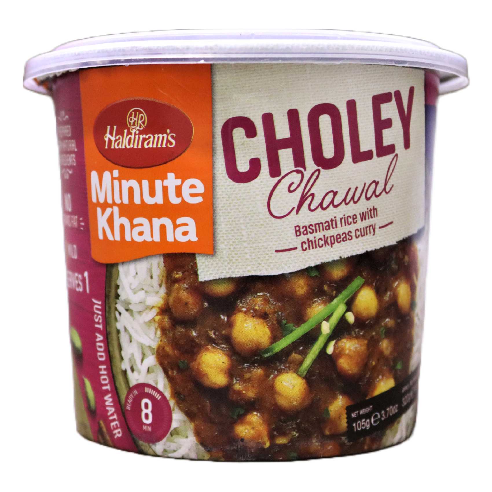 Haldirams Minute Khana Choley Chawal Instant Meal 105g