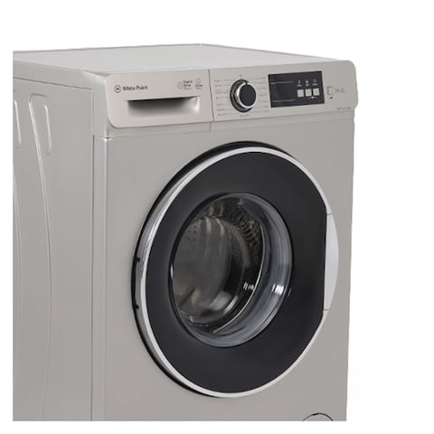 غسالة ملابس وايت بوينت اوتوماتيك تحميل أمامي - 7 كجم - فضي - WPW71015DSWS